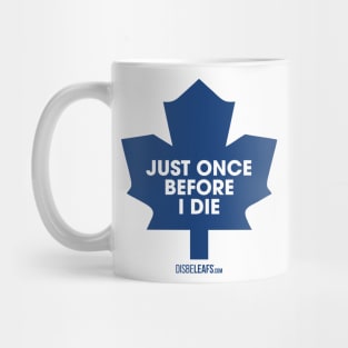 Maple Leafs "Just Once" 90's White Mug